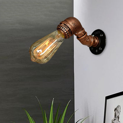 William's Industrial Wall Sconce - Rustic Charm for Any Space