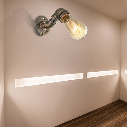 William's Industrial Wall Sconce - Rustic Charm for Any Space