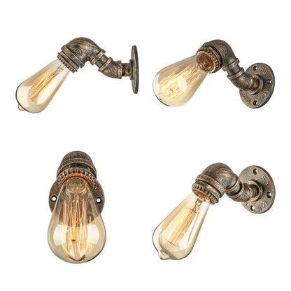 William's Industrial Wall Sconce - Rustic Charm for Any Space