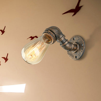 William's Industrial Wall Sconce - Rustic Charm for Any Space
